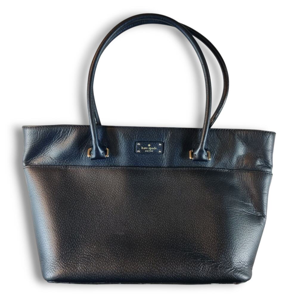 Kate Spade New York Black Leather Purse Shoulderbag RN#0102760 * Minor Flaws *